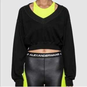 T by Alexander Wang Sweatshirt w/ Bra